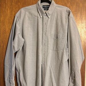 Ralph Lauren Men's Light Blue Button-Down Oxford Shirt